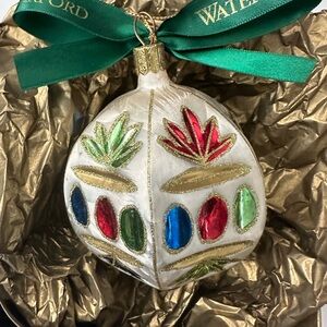 Waterford First Issue Release  “Yuletide Cheer” Christmas Ornament NIB #115933
